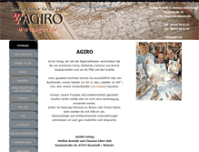 Tablet Screenshot of agiro.de